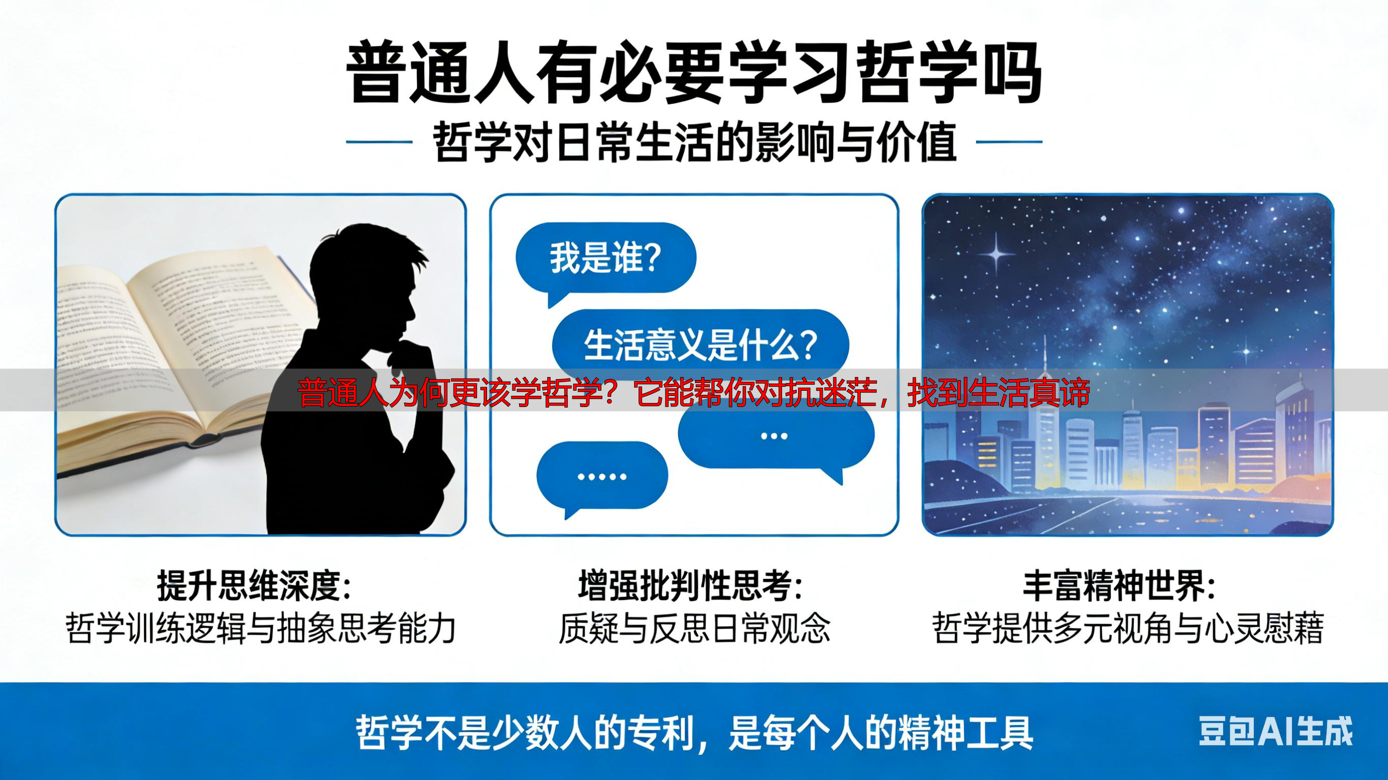 普通人为何更该学哲学？它能帮你对抗迷茫，找到生活真谛