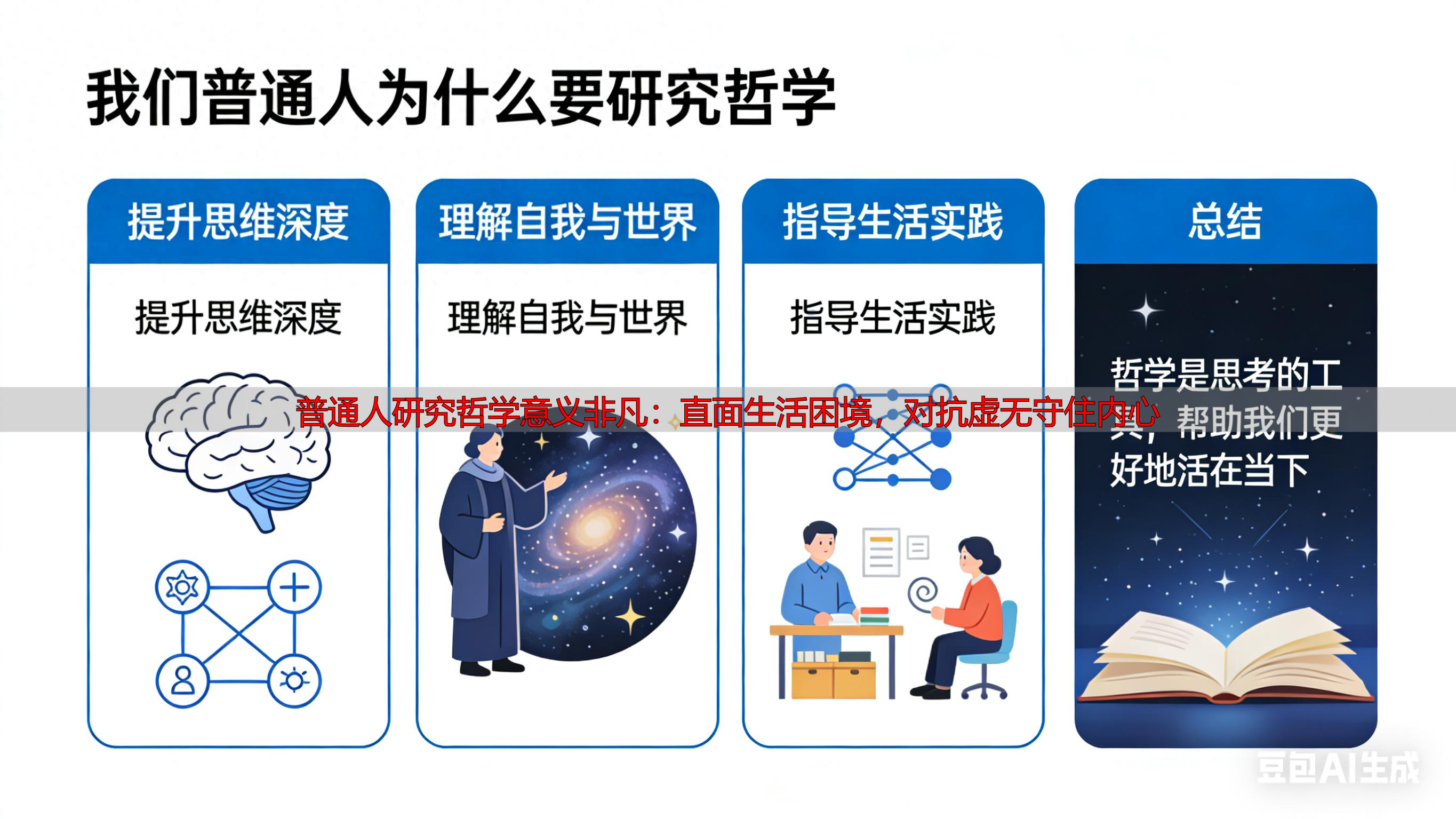 普通人研究哲学意义非凡：直面生活困境，对抗虚无守住内心