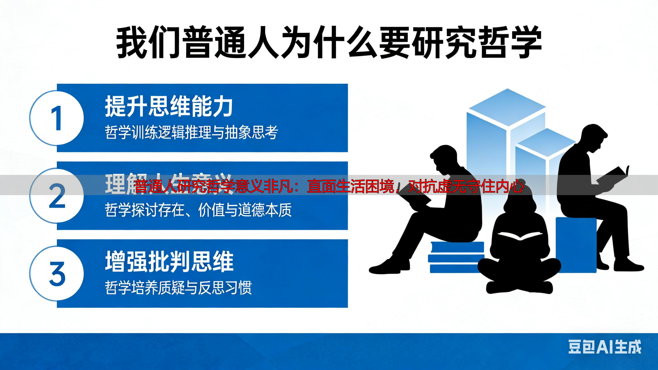 普通人研究哲学意义非凡：直面生活困境，对抗虚无守住内心