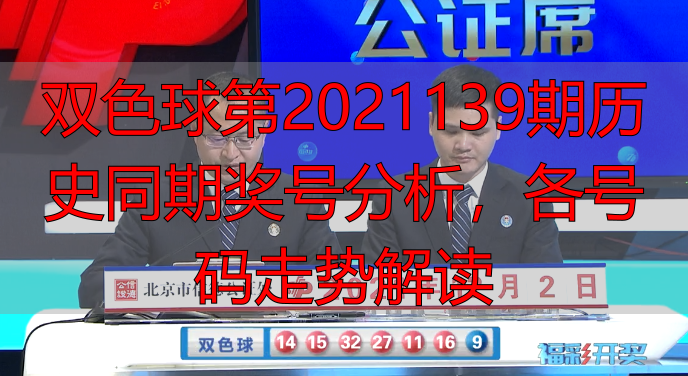 双色球第2021139期历史同期奖号分析,各号码走势解读