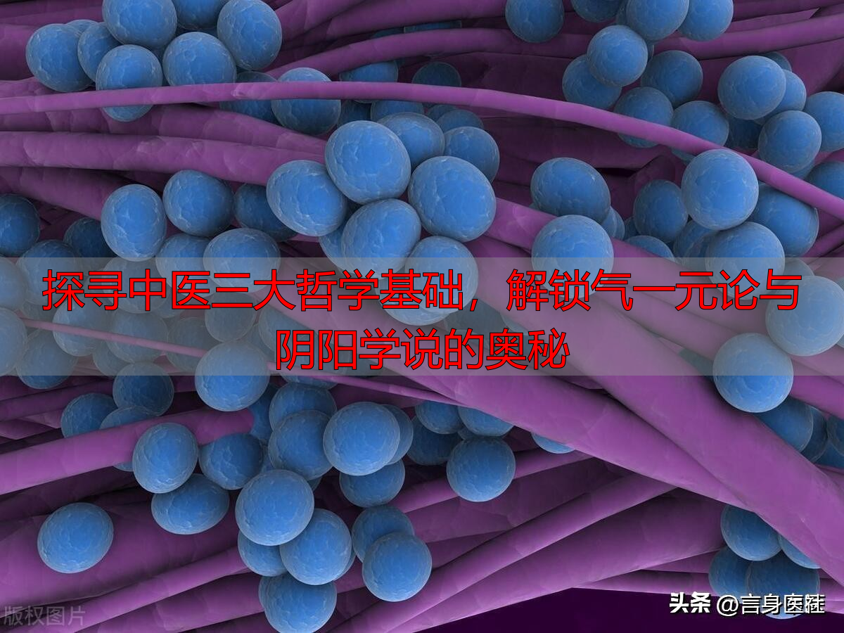 探寻中医三大哲学基础，解锁气一元论与阴阳学说的奥秘
