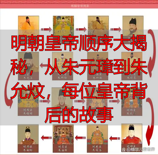明朝皇帝顺序大揭秘，从朱元璋到朱允炆，每位皇帝背后的故事