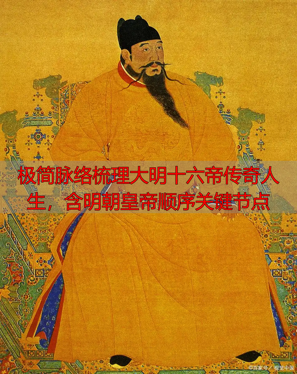 极简脉络梳理大明十六帝传奇人生，含明朝皇帝顺序关键节点