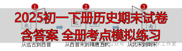 2025初一下册历史期末试卷含答案 全册考点模拟练习