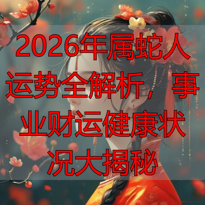 2026年属蛇人运势全解析，事业财运健康状况大揭秘