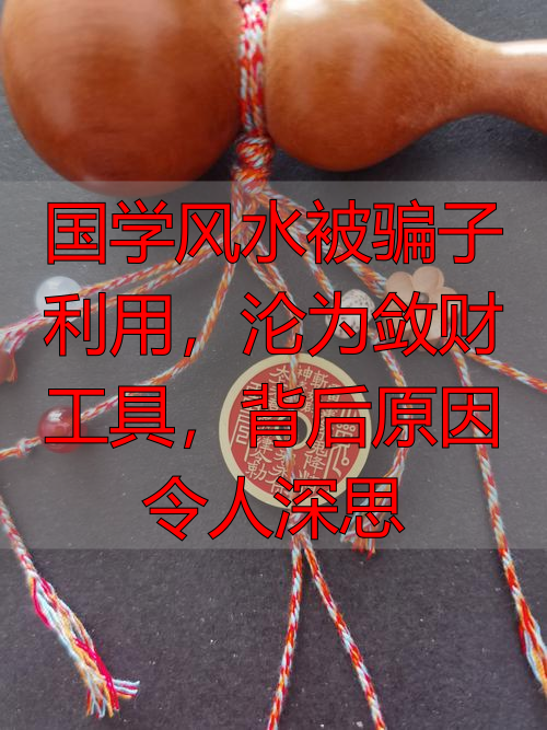 国学风水被骗子利用，沦为敛财工具，背后原因令人深思