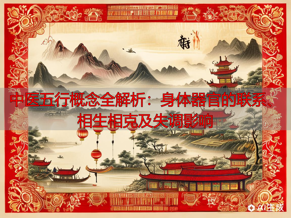 中医五行概念全解析：身体器官的联系、相生相克及失调影响