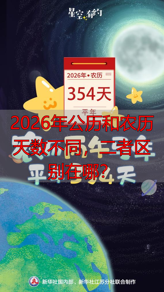 2026年公历和农历天数不同，二者区别在哪？