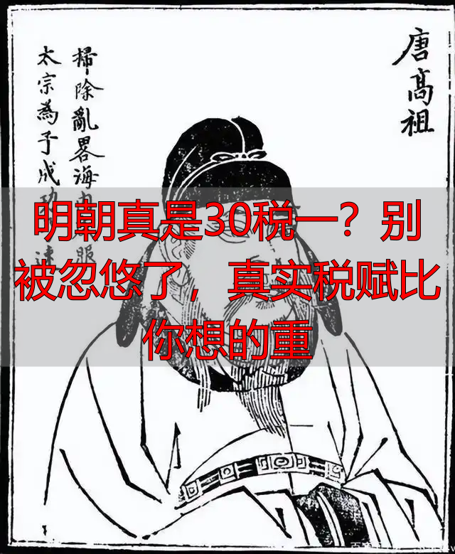 明朝真是30税一？别被忽悠了，真实税赋比你想的重