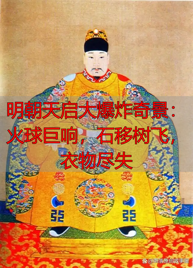 明朝天启大爆炸奇景：火球巨响，石移树飞，衣物尽失