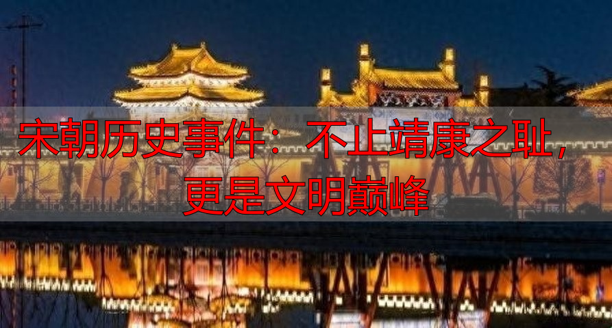宋朝历史事件:不止靖康之耻,更是文明巅峰