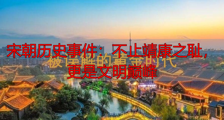 宋朝历史事件:不止靖康之耻,更是文明巅峰