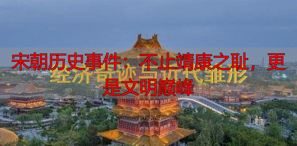 宋朝历史事件:不止靖康之耻,更是文明巅峰