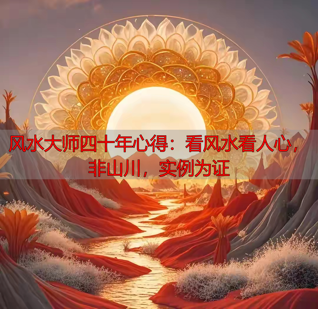 风水大师四十年心得：看风水看人心，非山川，实例为证