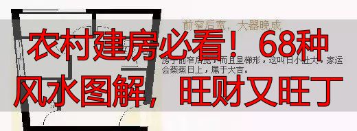 农村建房必看!68种风水图解,旺财又旺丁