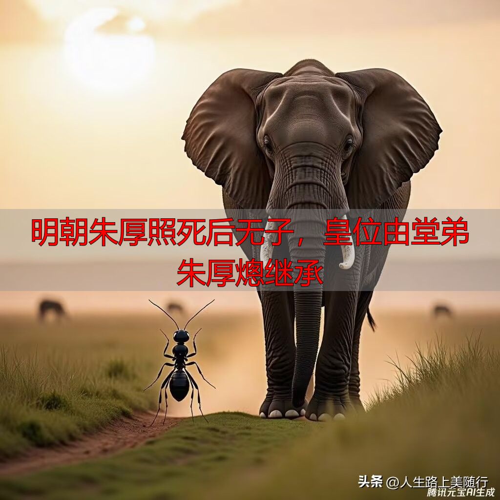 明朝朱厚照死后无子，皇位由堂弟朱厚熜继承