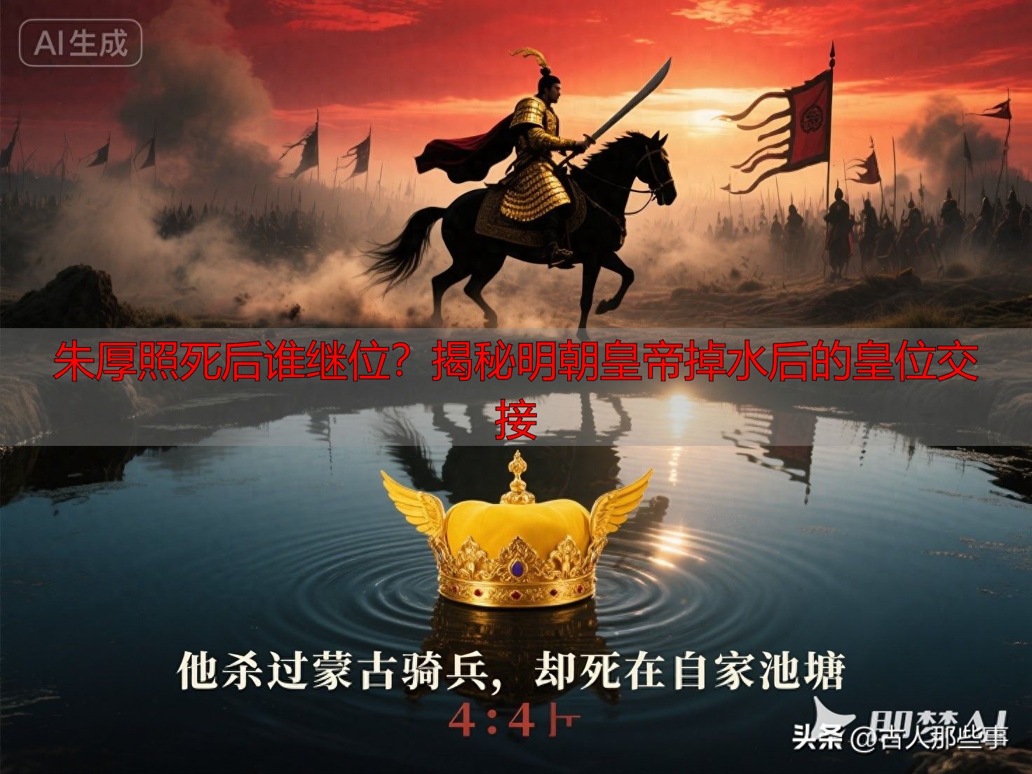 朱厚照死后谁继位？揭秘明朝皇帝掉水后的皇位交接