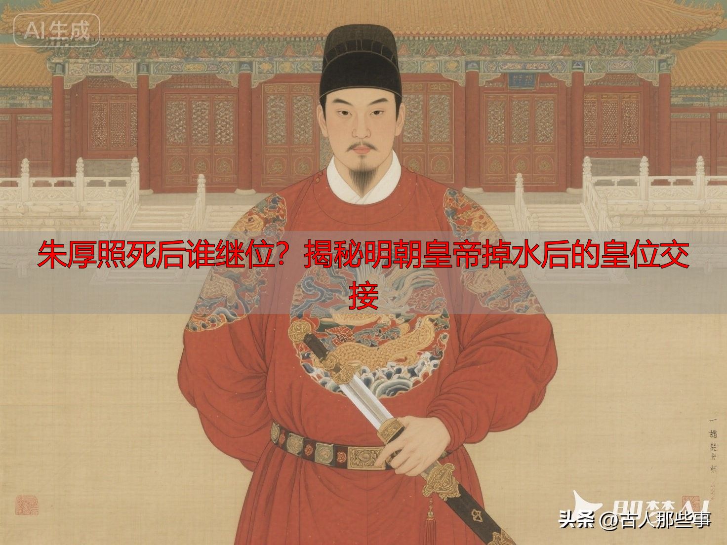朱厚照死后谁继位？揭秘明朝皇帝掉水后的皇位交接