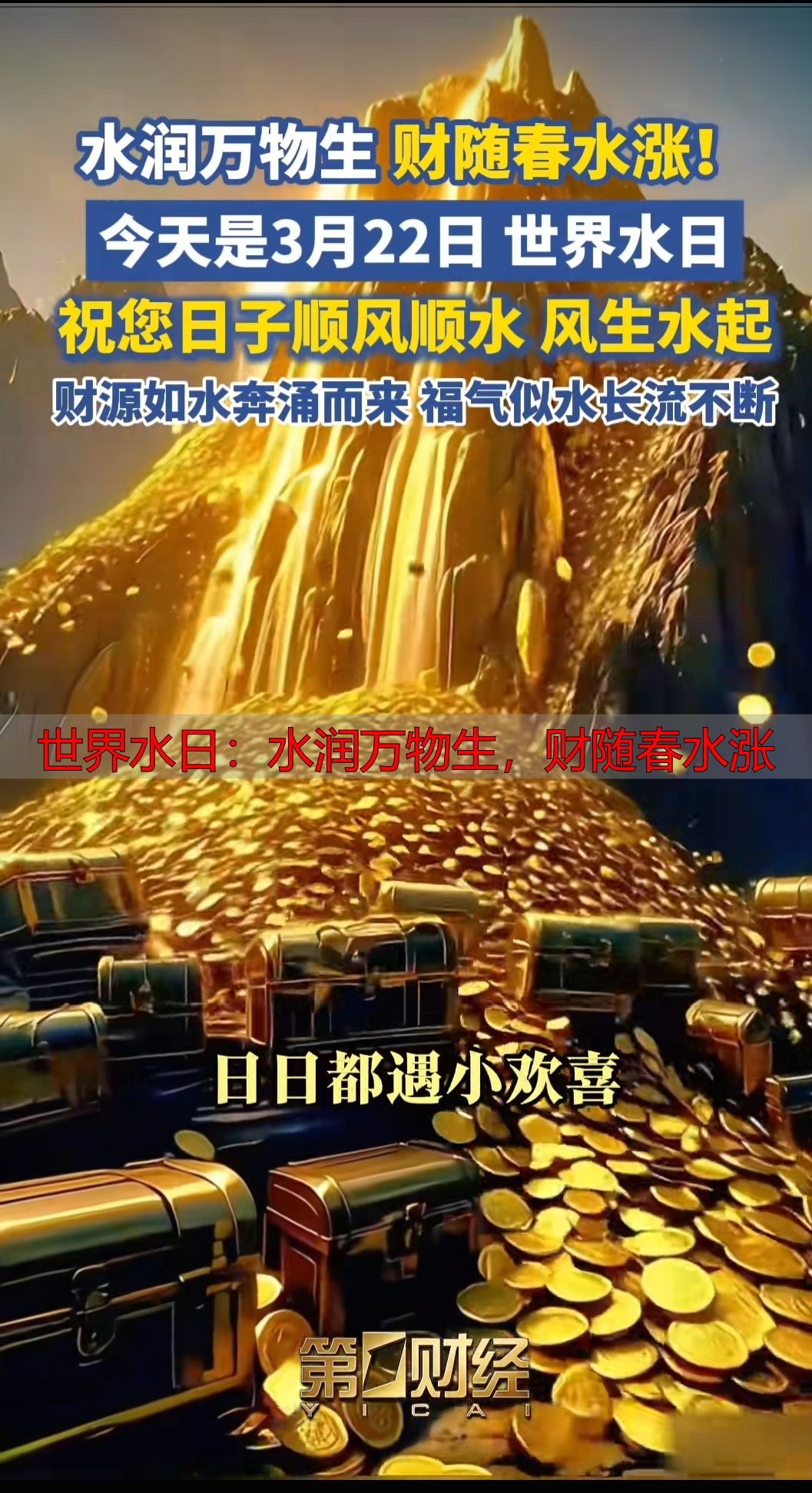 世界水日：水润万物生，财随春水涨