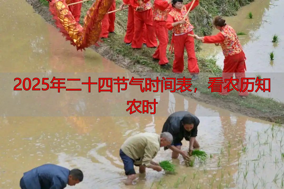 2025年二十四节气时间表,看农历知农时