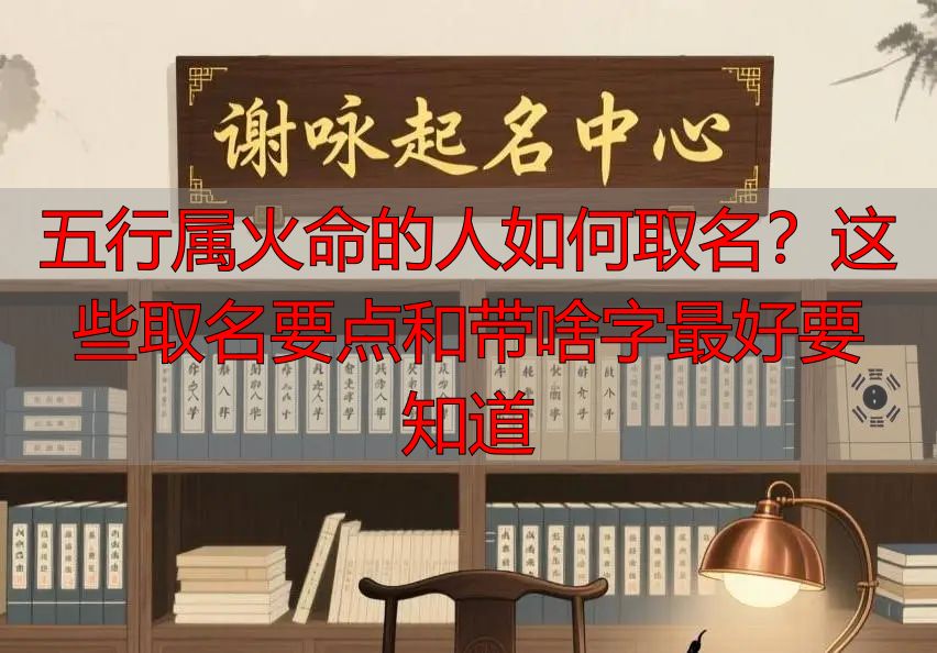 五行属火命的人如何取名?这些取名要点和带啥字最好要知道