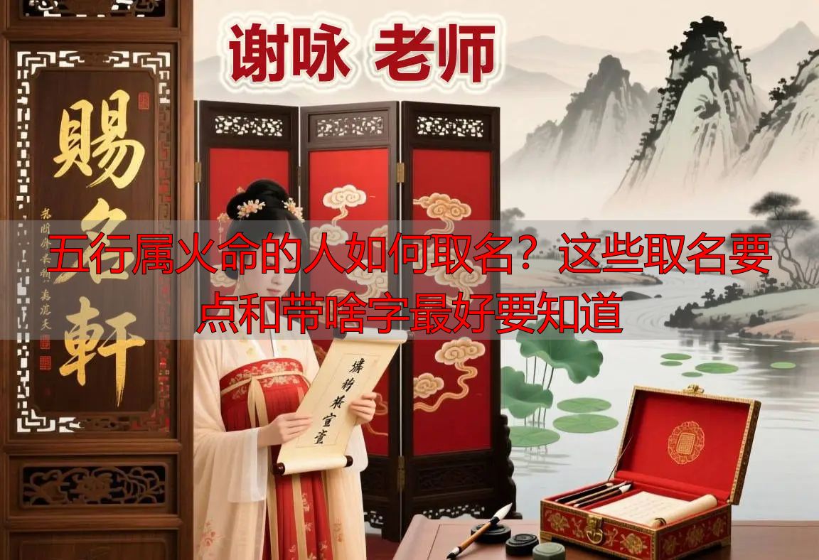 五行属火命的人如何取名?这些取名要点和带啥字最好要知道