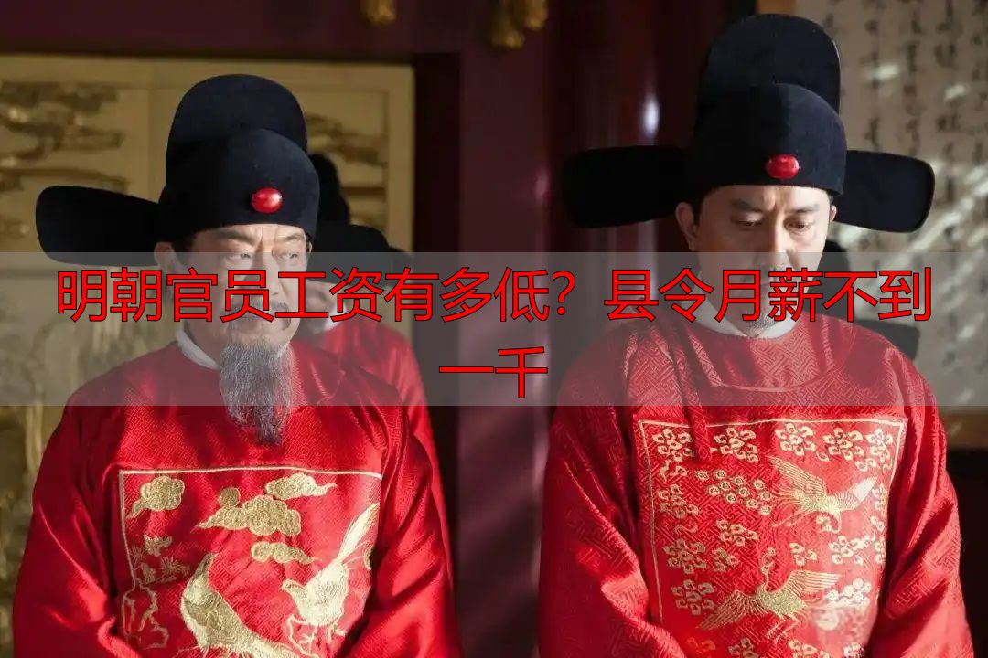 明朝官员工资有多低？县令月薪不到一千
