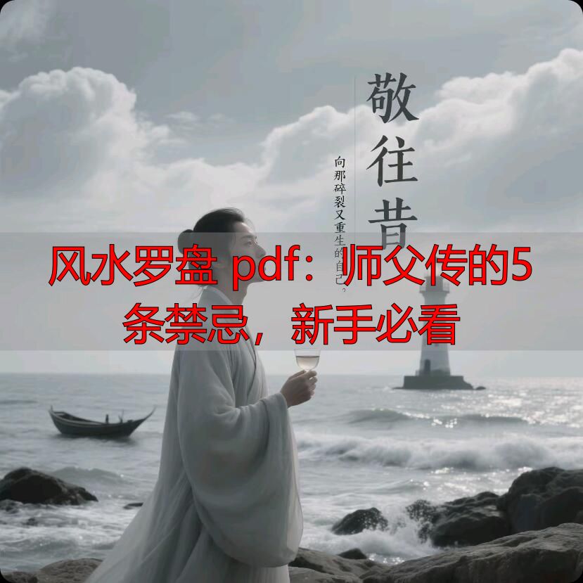 风水罗盘 pdf：师父传的5条禁忌，新手必看