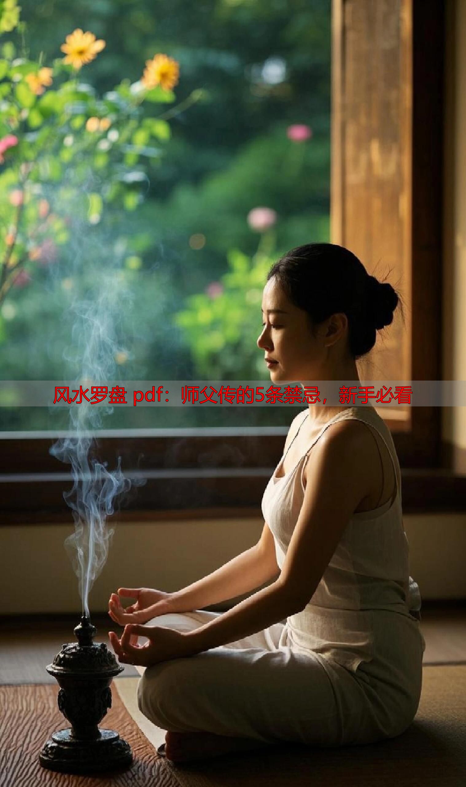 风水罗盘 pdf：师父传的5条禁忌，新手必看