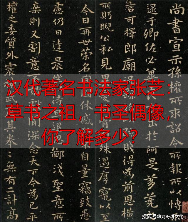 汉代著名书法家张芝:草书之祖,书圣偶像,你了解多少?