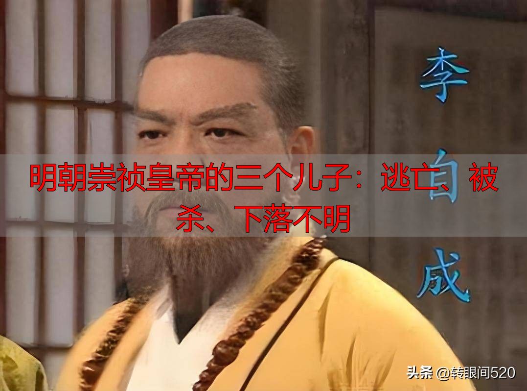 明朝崇祯皇帝的三个儿子：逃亡、被杀、下落不明