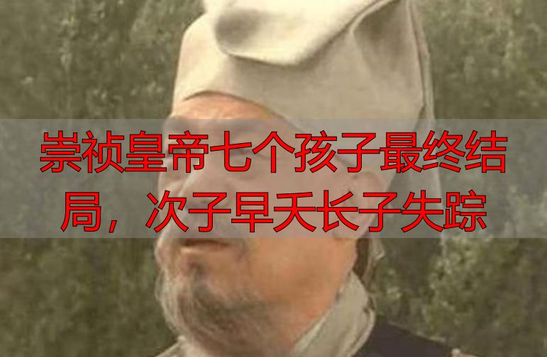 崇祯皇帝七个孩子最终结局，次子早夭长子失踪