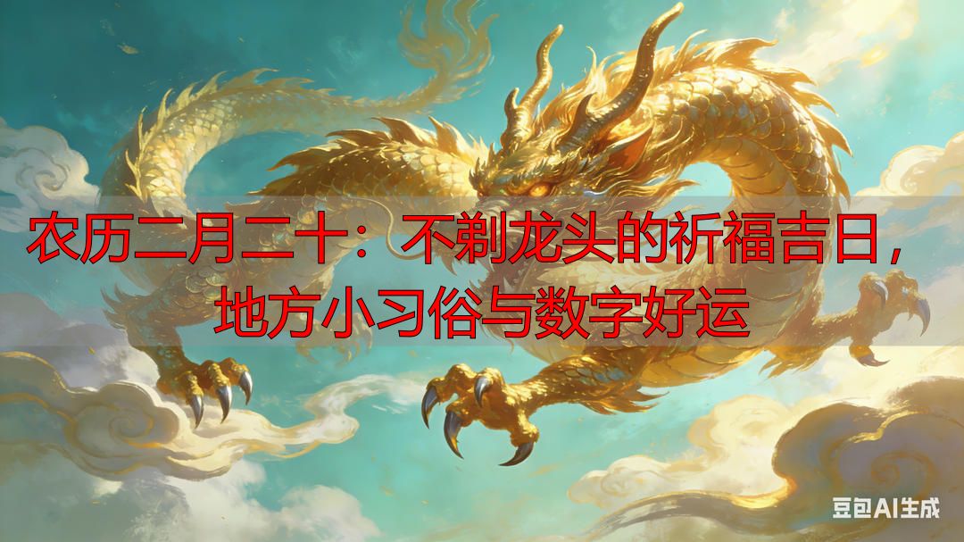 农历二月二十：不剃龙头的祈福吉日，地方小习俗与数字好运