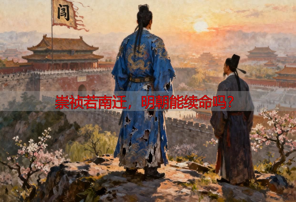 崇祯若南迁，明朝能续命吗？