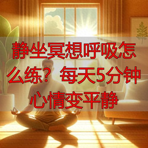 静坐冥想呼吸怎么练?每天5分钟心情变平静