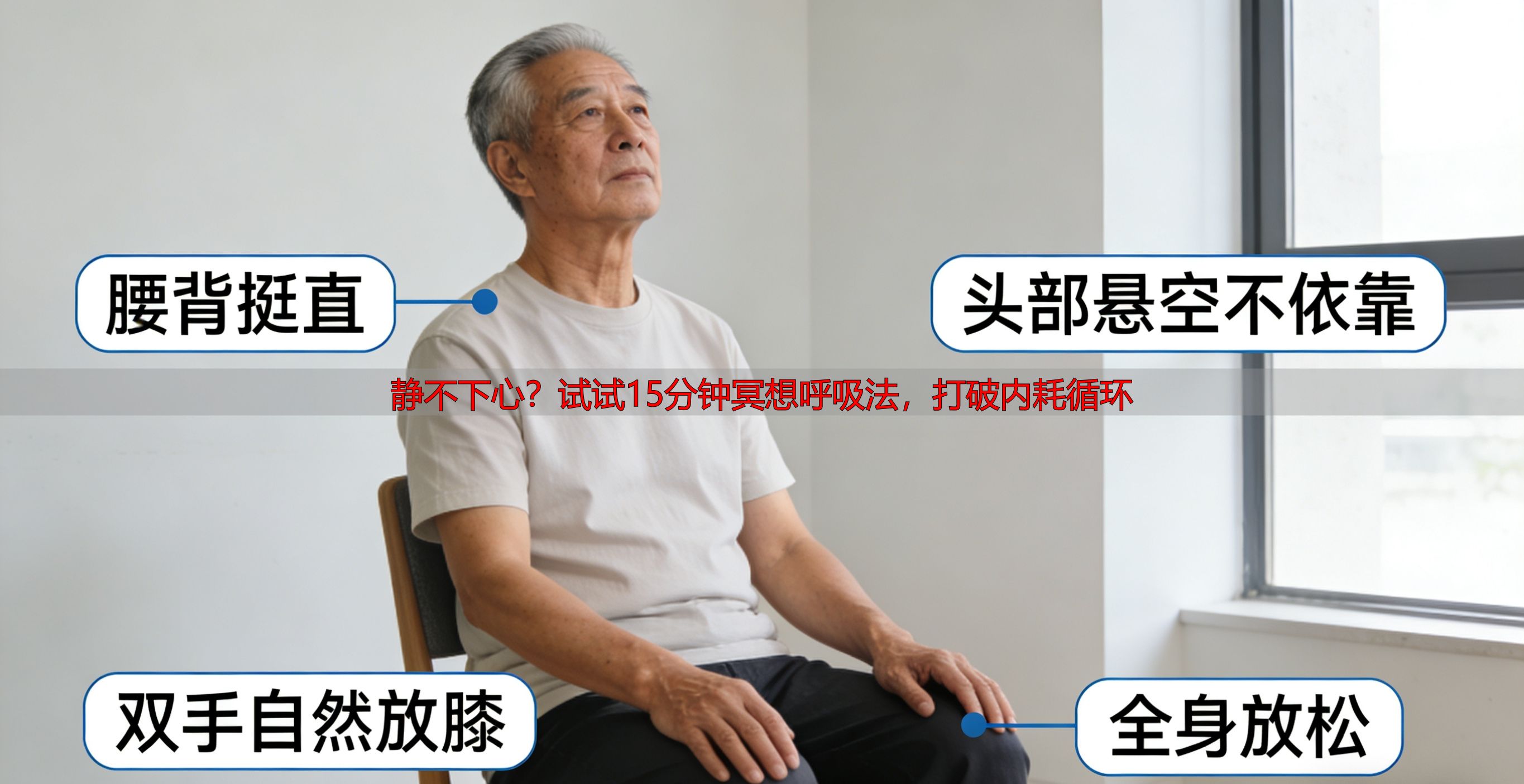 静不下心？试试15分钟冥想呼吸法，打破内耗循环