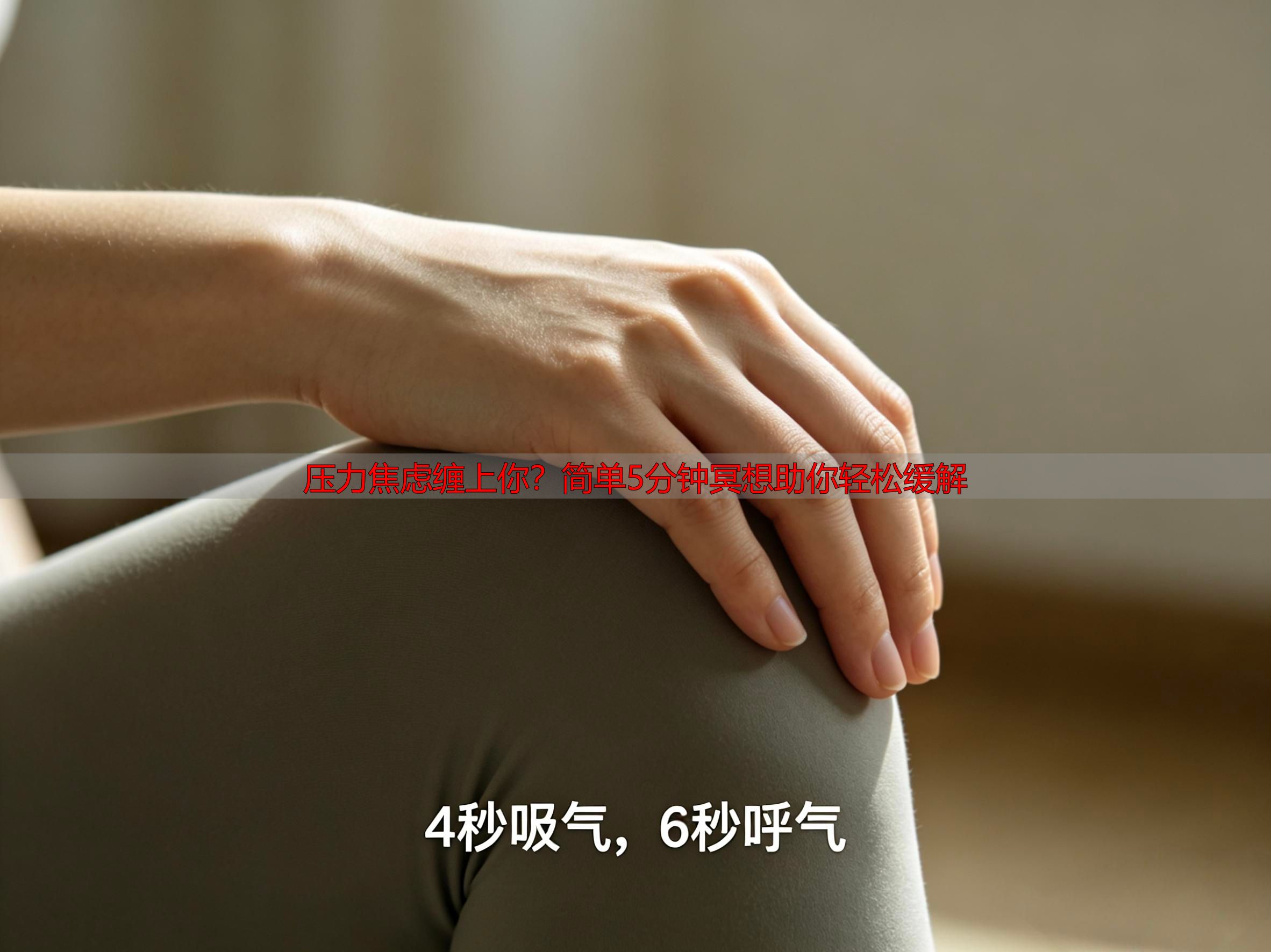 压力焦虑缠上你？简单5分钟冥想助你轻松缓解