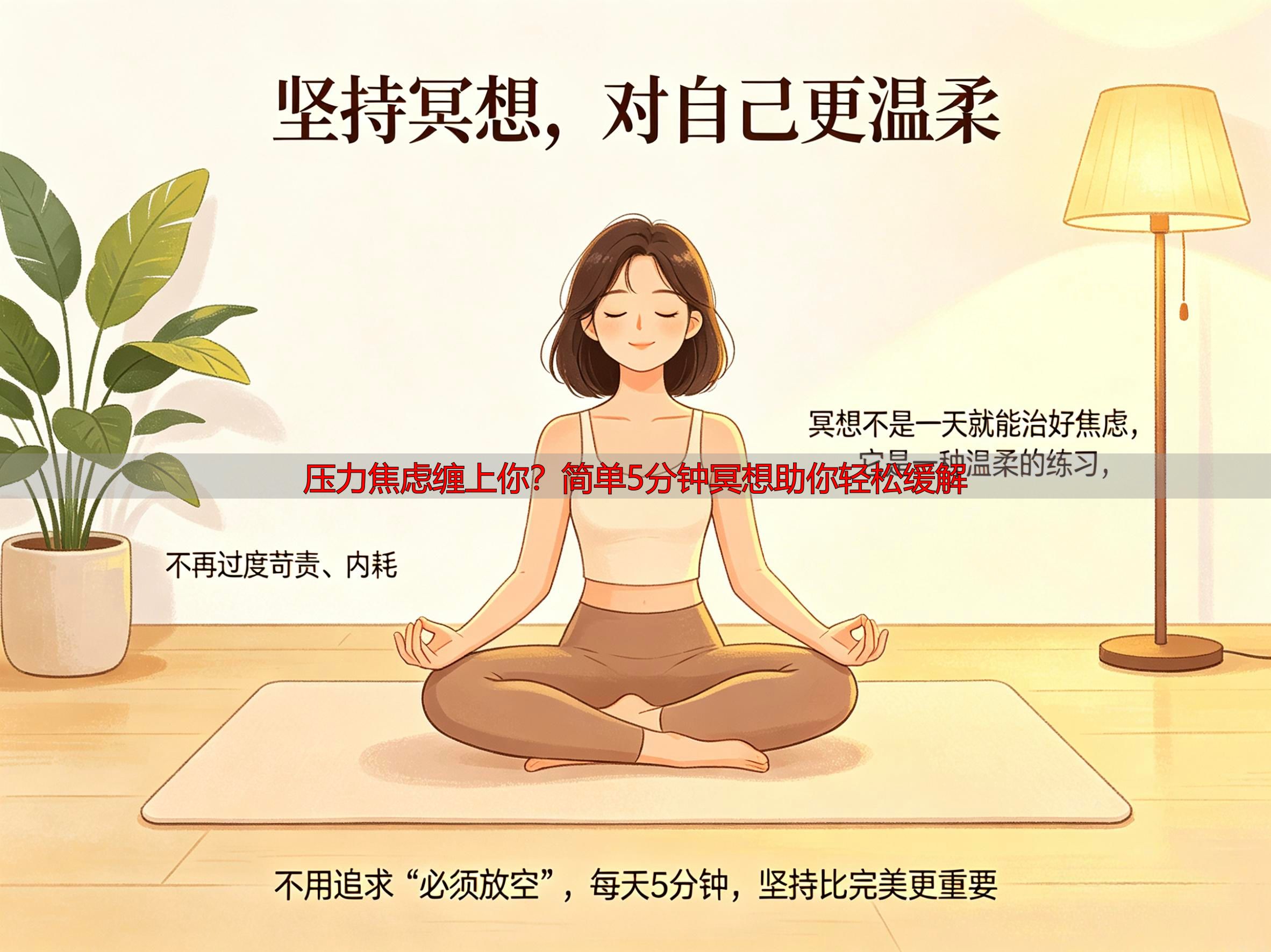 压力焦虑缠上你？简单5分钟冥想助你轻松缓解