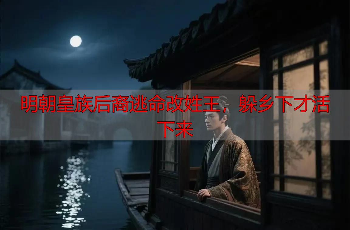 明朝皇族后裔逃命改姓王，躲乡下才活下来