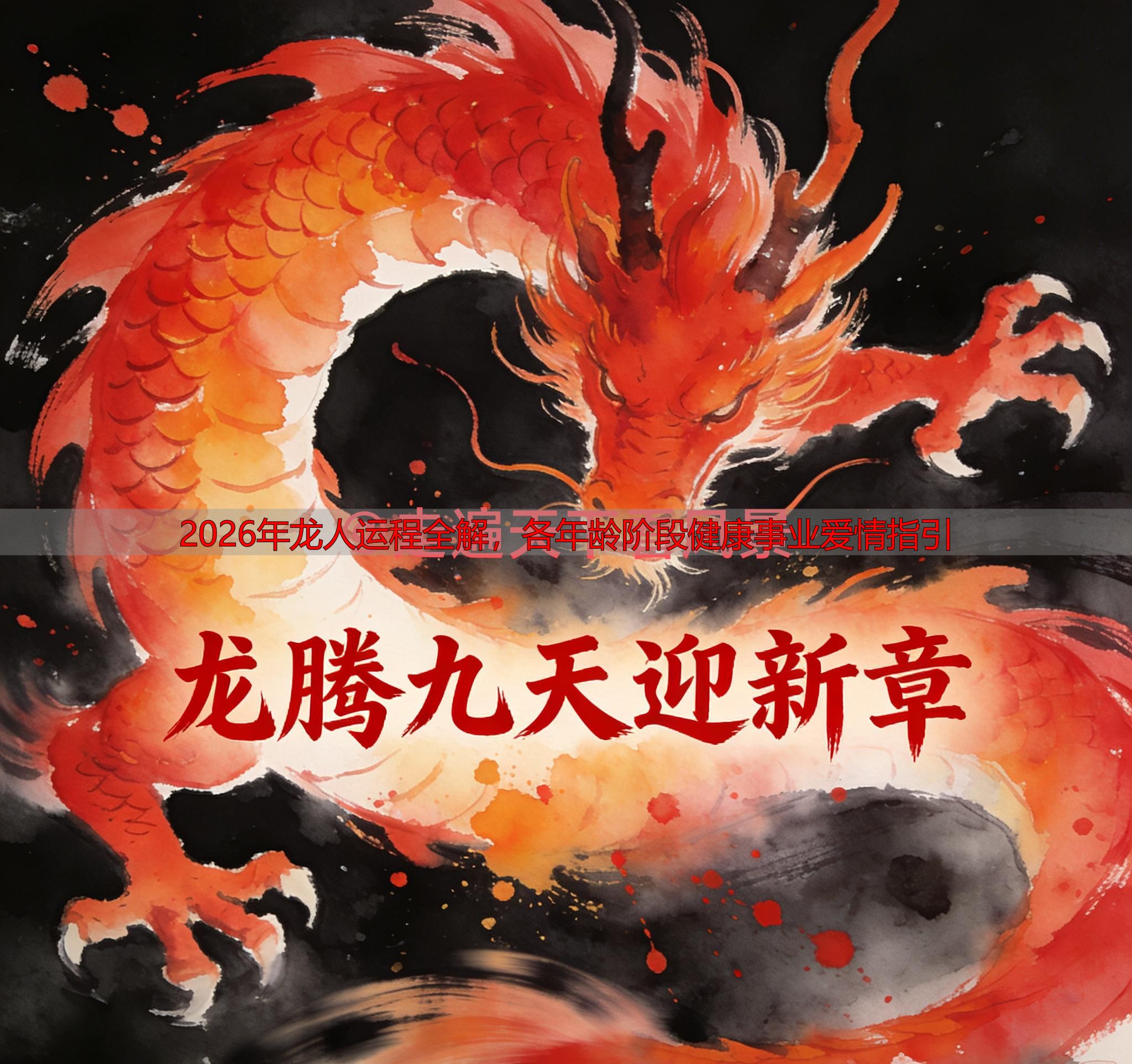 2026年龙人运程全解，各年龄阶段健康事业爱情指引
