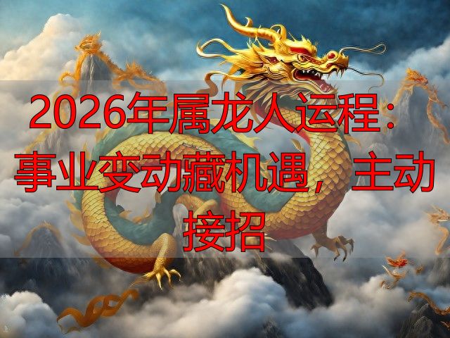 2026年属龙人运程：事业变动藏机遇，主动接招